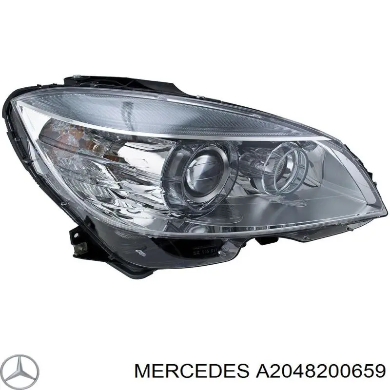 Фара правая A2048200659 Mercedes