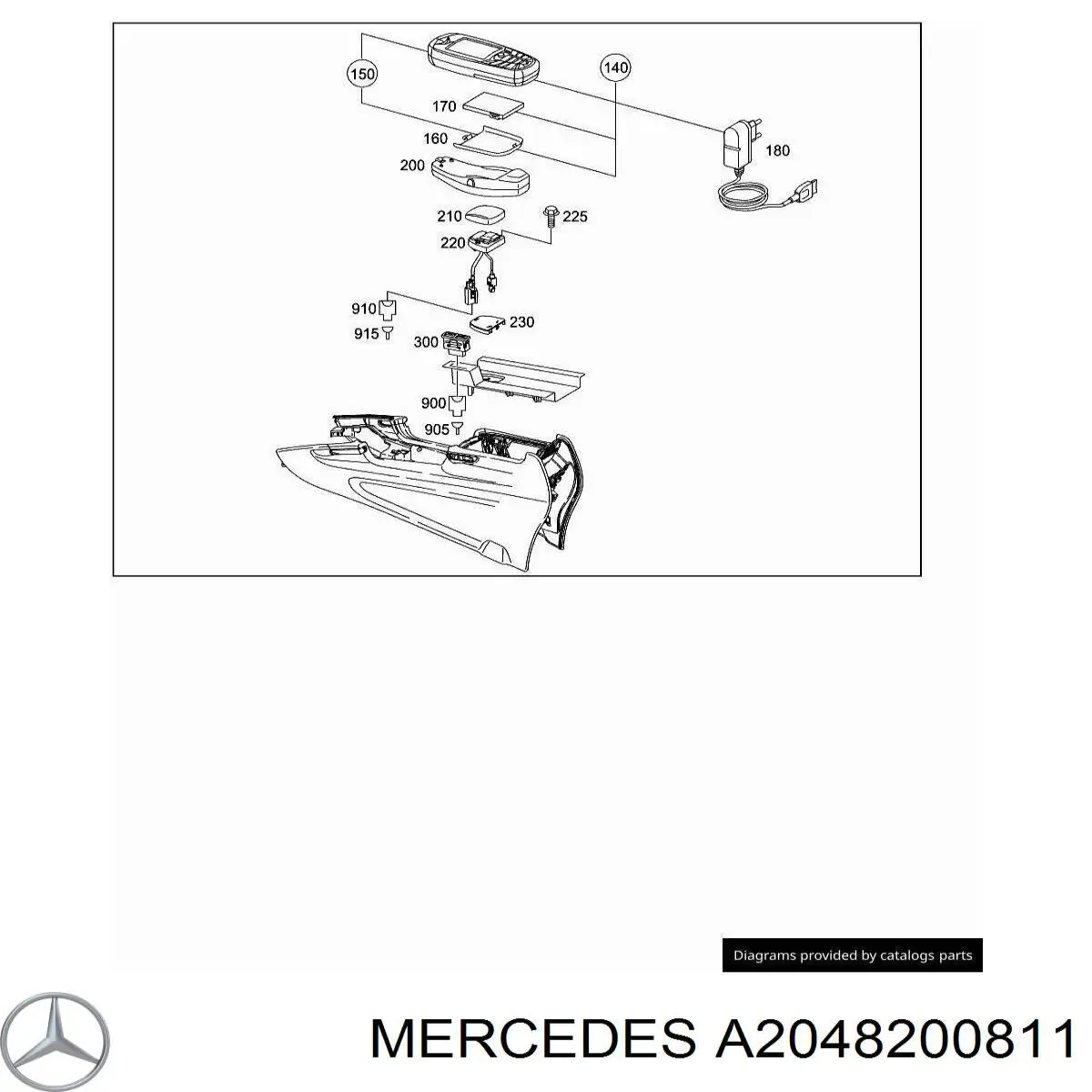 Купить 2048201211 Mercedes 