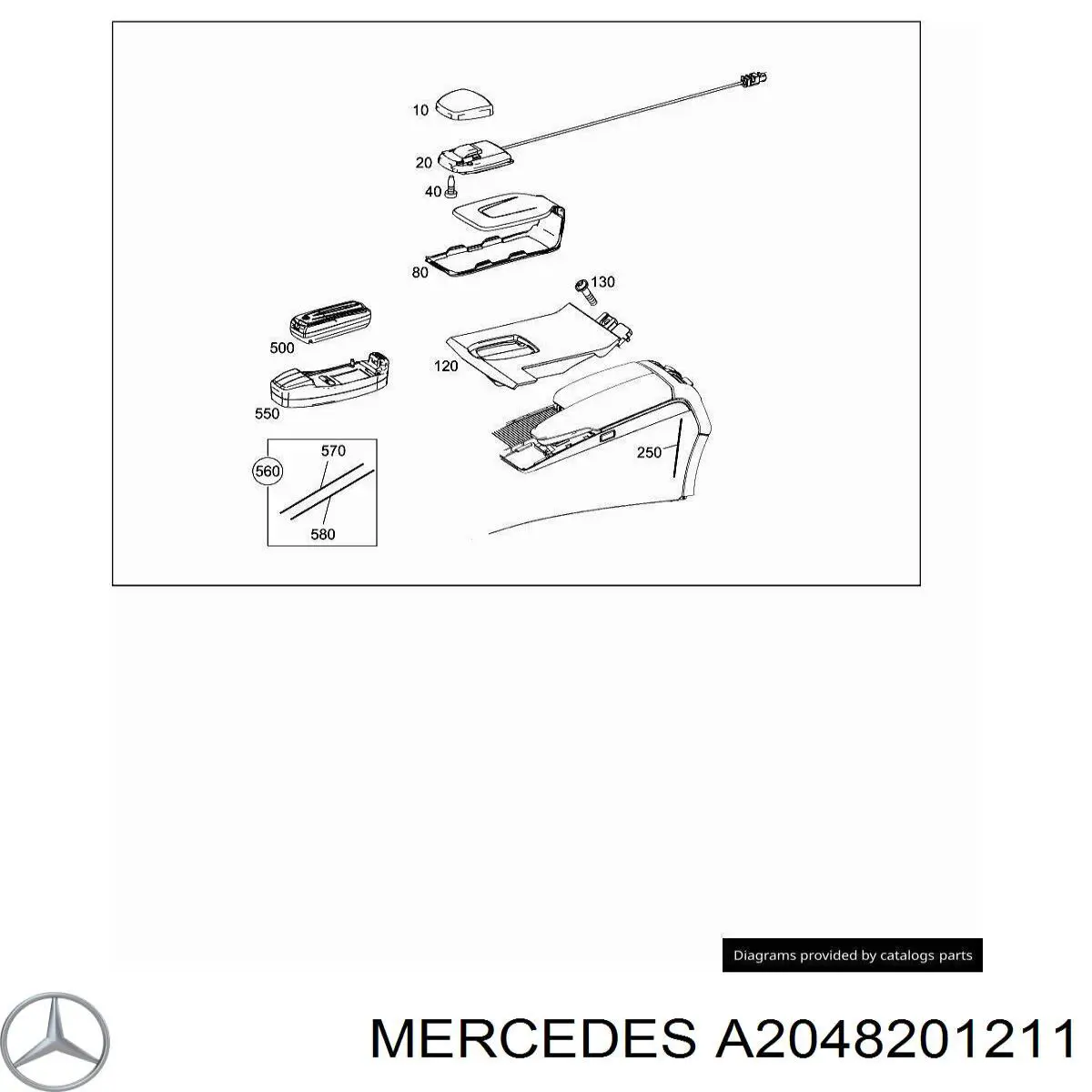 A2048201211 Mercedes 