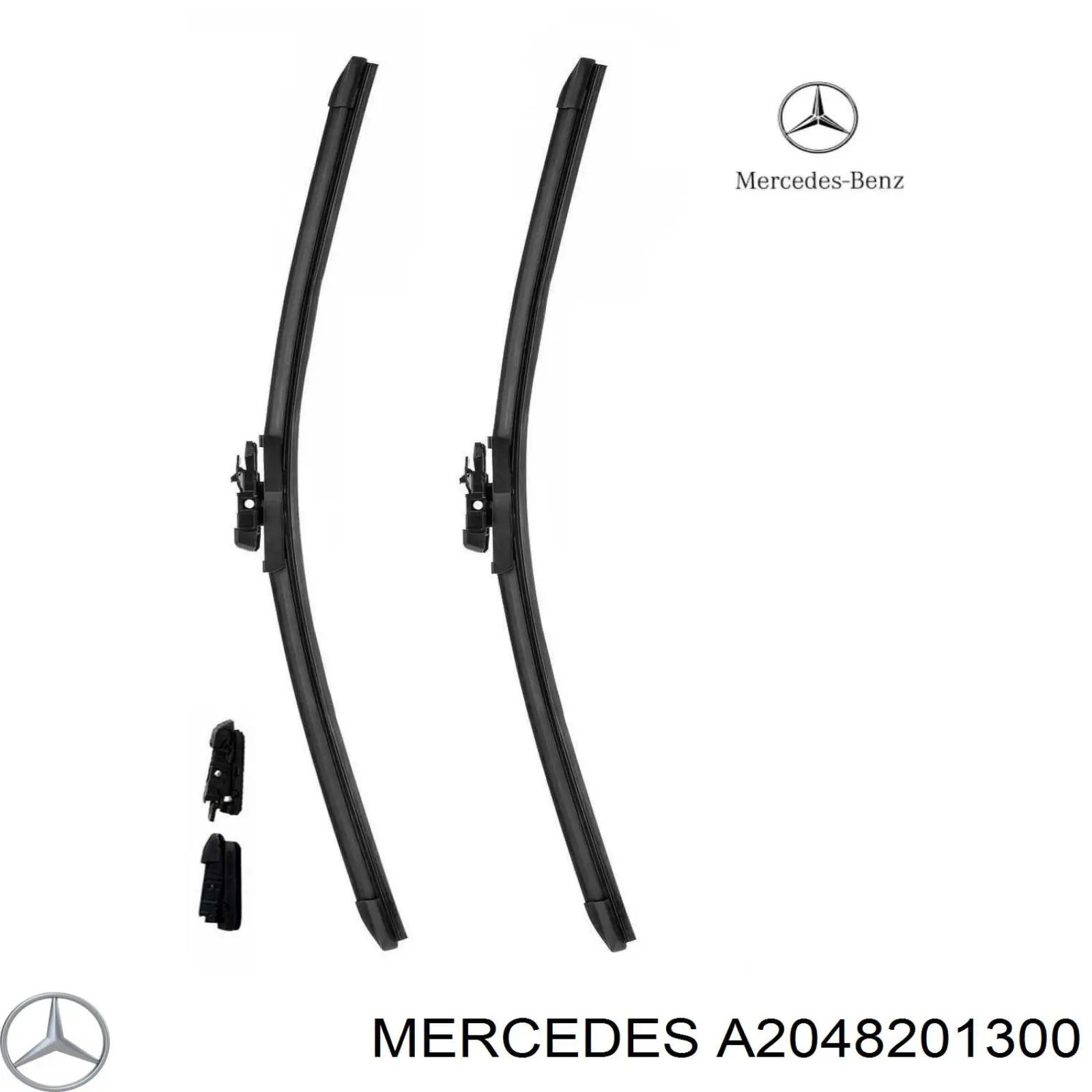 A2048201300 Mercedes щетка-дворник лобового стекла, комплект из 2 шт.