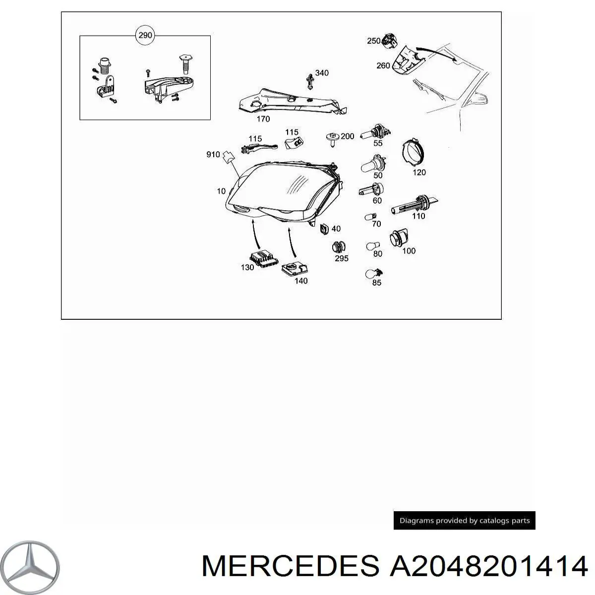 A2048201414 Mercedes 