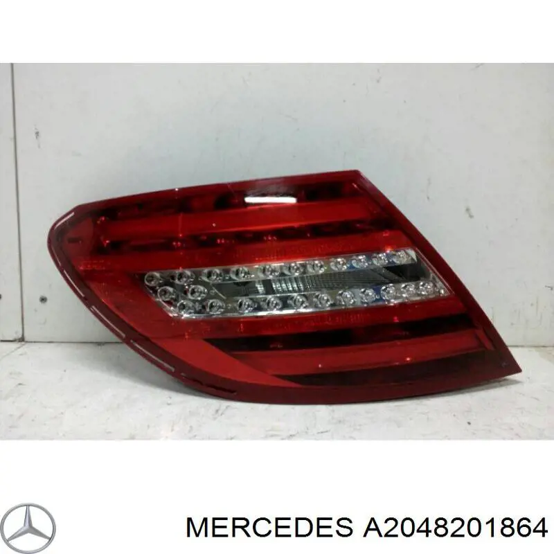 2048201864 Mercedes фонарь задний левый