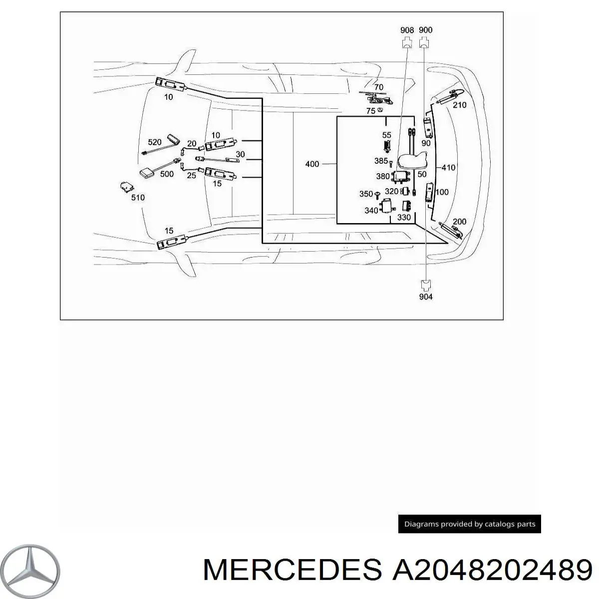 A2048202489 Mercedes 