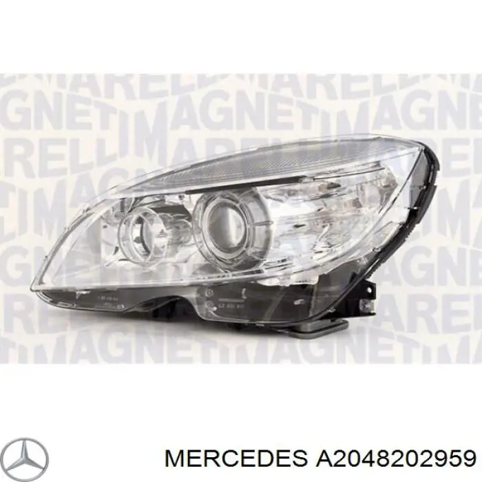 Фара левая A2048202959 Mercedes