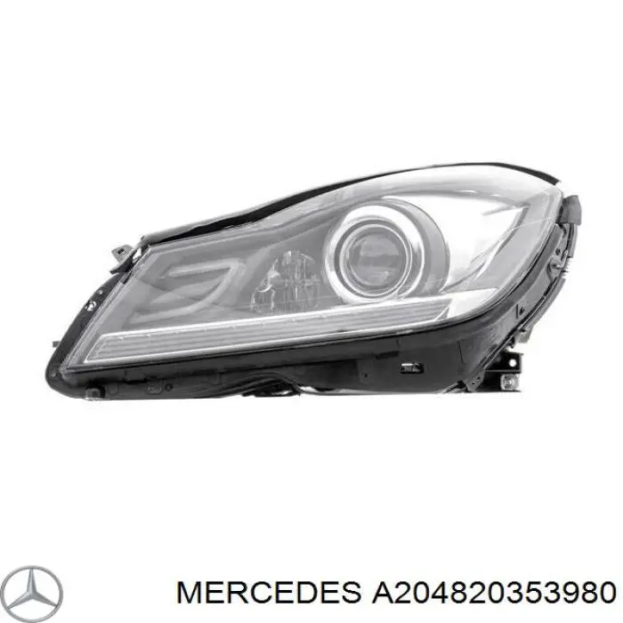 Фара левая A204820353980 Mercedes