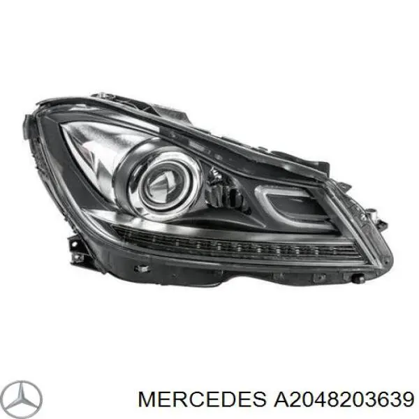 A2048203639 MERCEDES Faro derecho original y equivalente