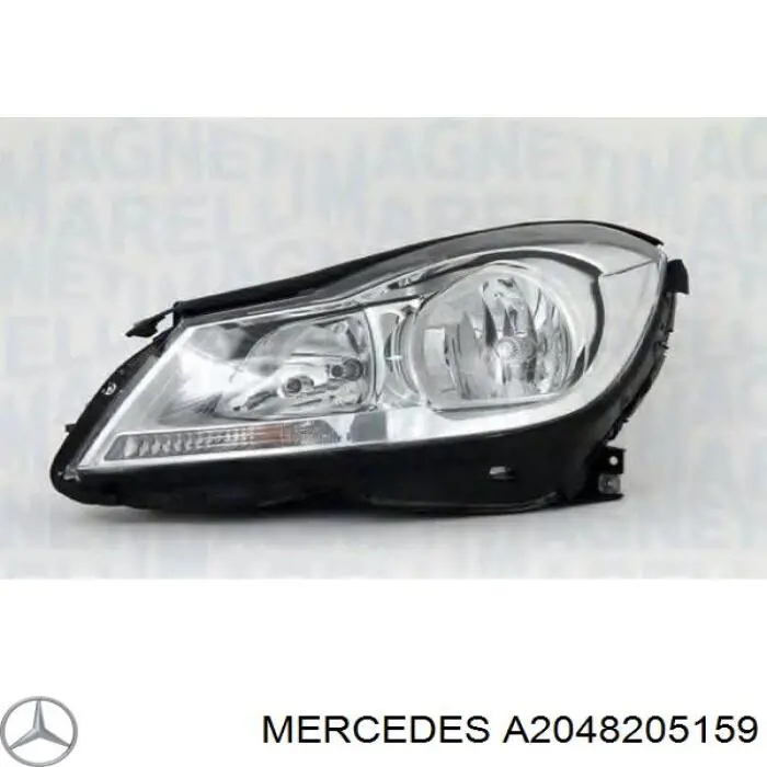 Фара левая Mercedes A2048205159 цена, от 126.69 USD