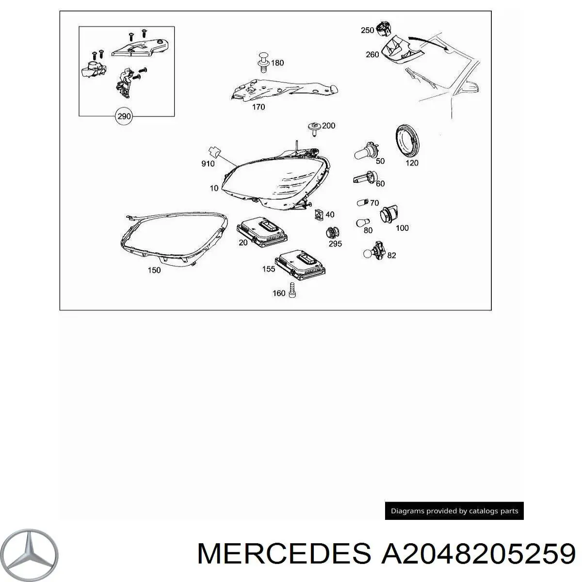  A2048205259 Mercedes