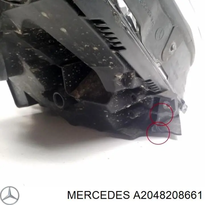 Фара правая Mercedes 2049065403