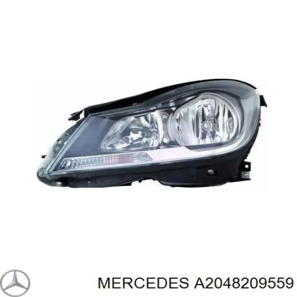 A2048209559 Mercedes фара левая