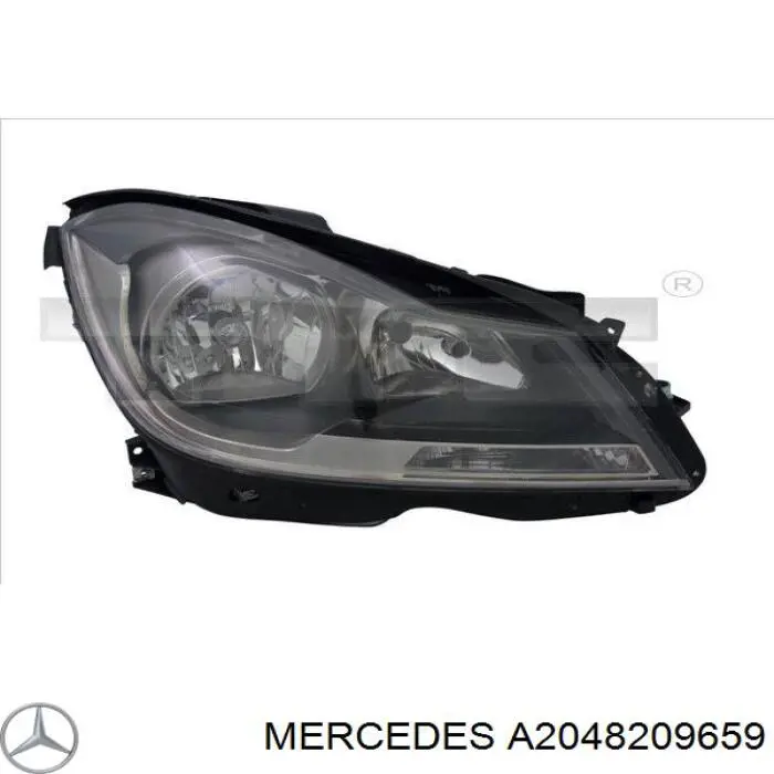 A2048209659 Mercedes luz direita