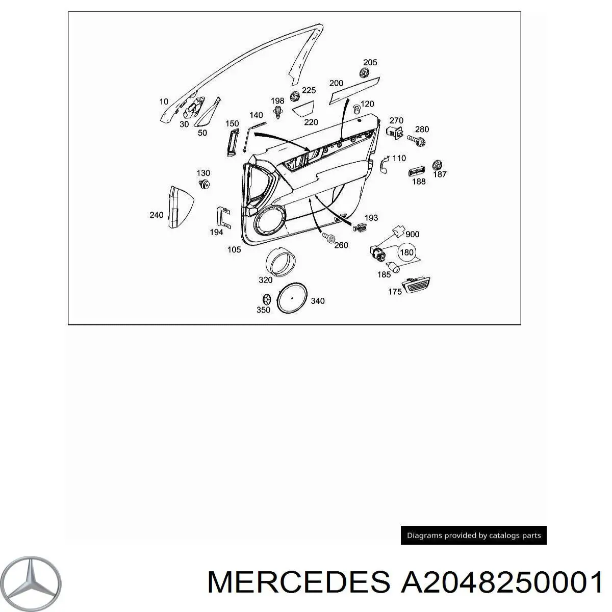  A2048250001 Mercedes