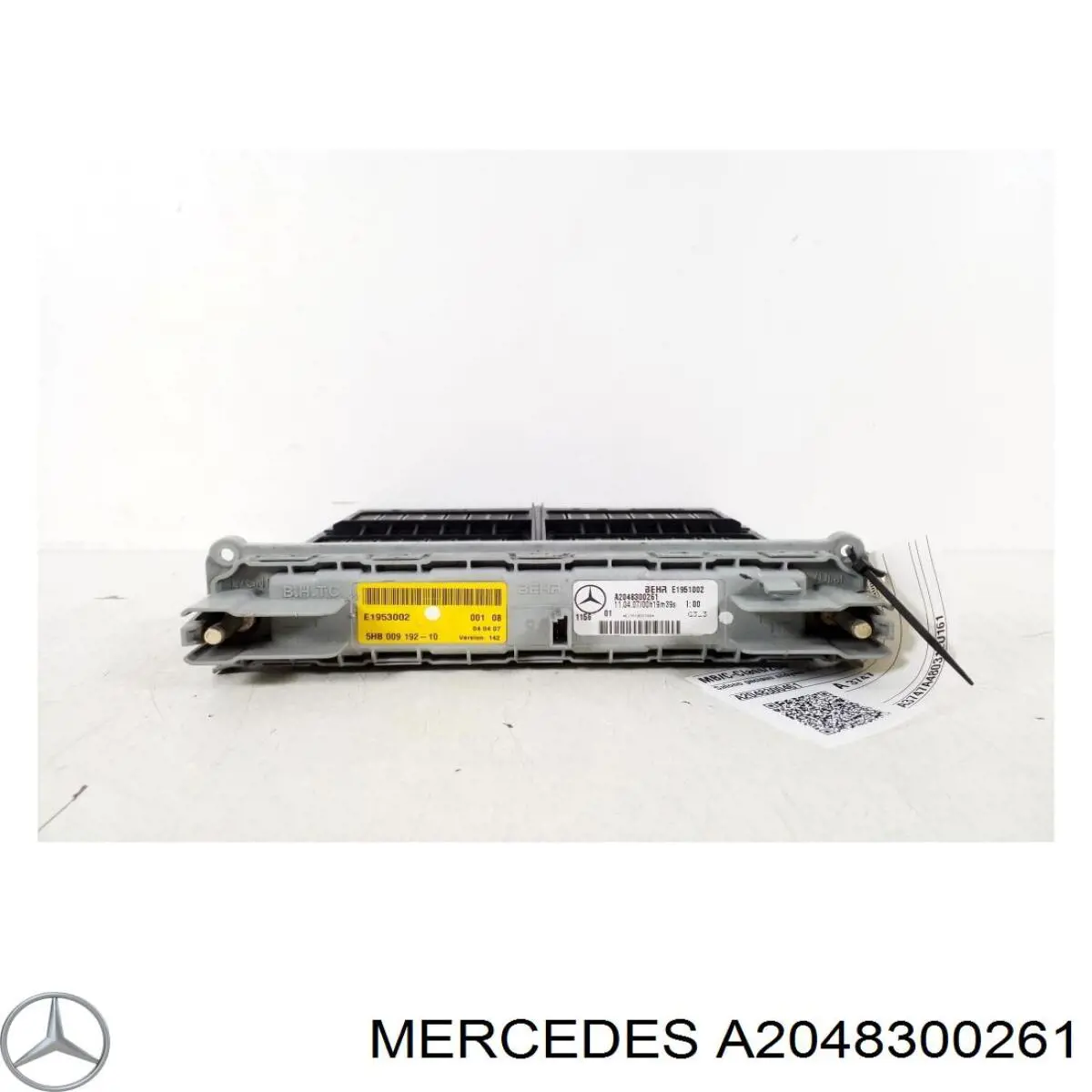 A2048300261 Mercedes радиатор печки (отопителя задний)