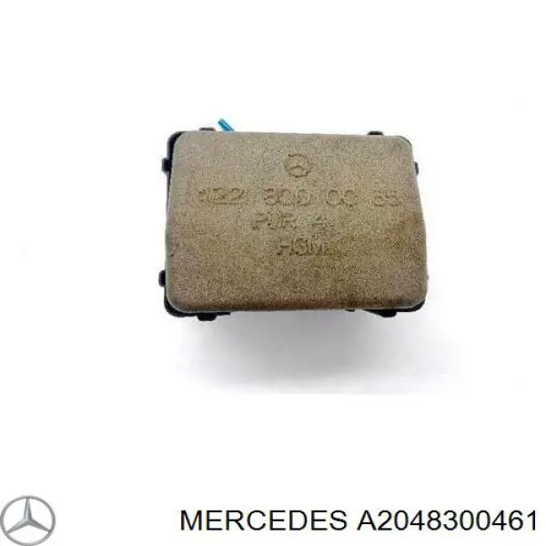 A2048300461 Mercedes radiador traseiro de forno (de aquecedor)