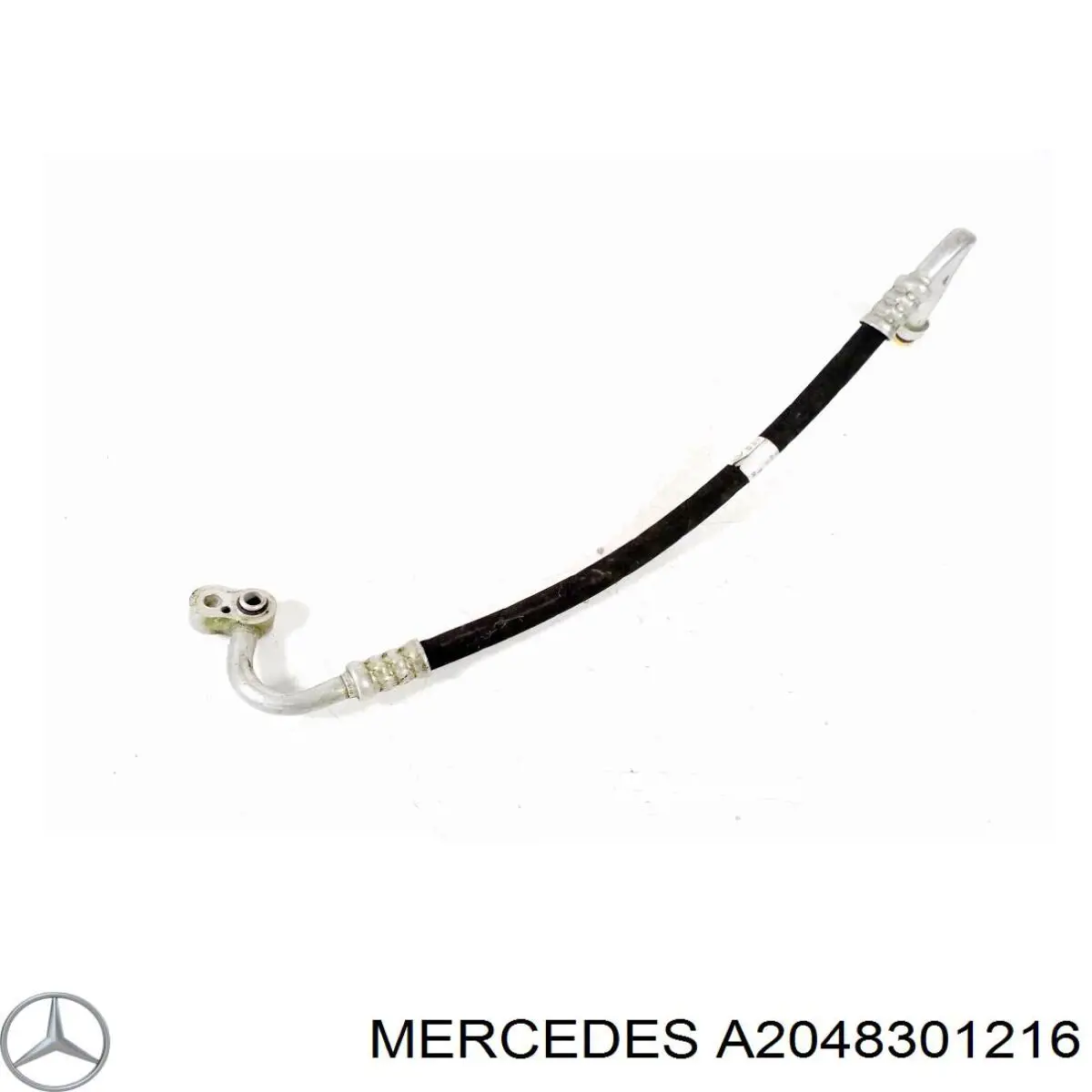 2128302500 Mercedes Шланг кондиционера, от радиатора к испарителю