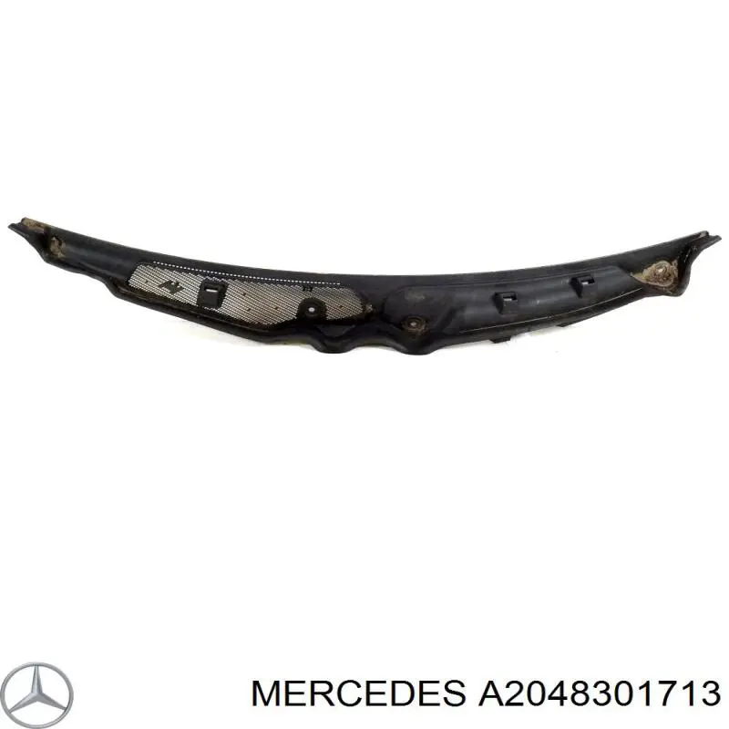 Водосток лобового стекла, жабо на Mercedes C (W204)