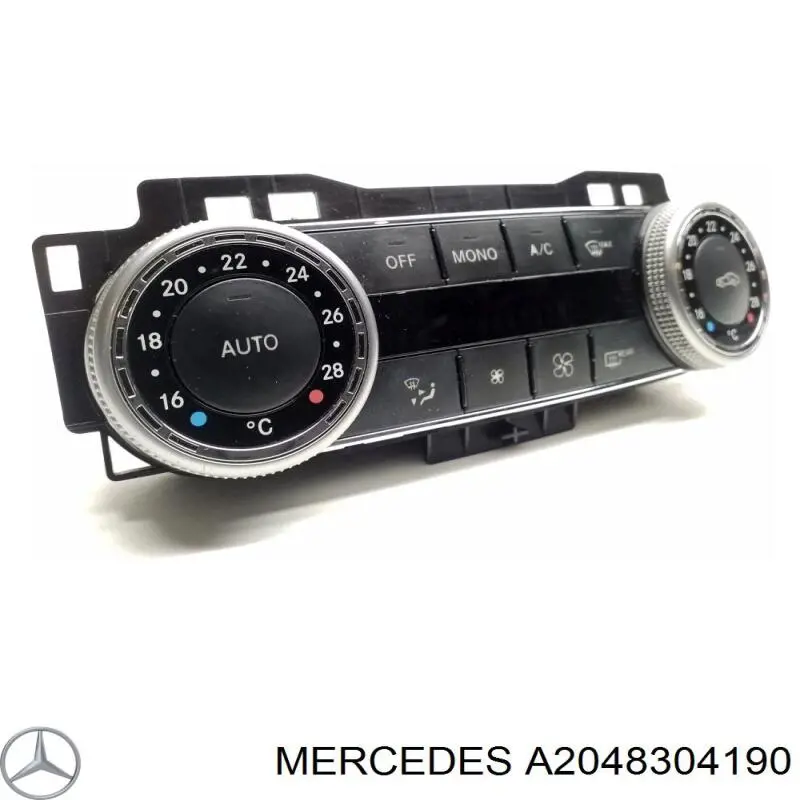 Купить A2048304190 Mercedes Блок управления печкой