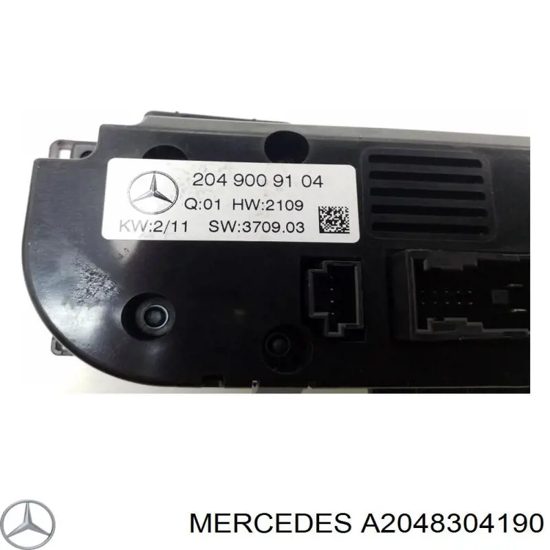 Регулятор вентилятора отопителя Mercedes A2048304190 цена, от 43.46 USD