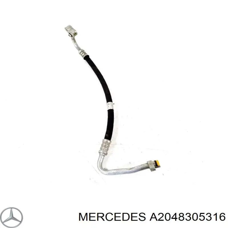 Шланг кондиционера, от радиатора к испарителю 2128302500 Mercedes