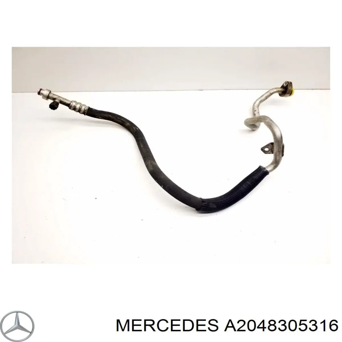 2128302500 Mercedes Шланг кондиционера, от радиатора к испарителю