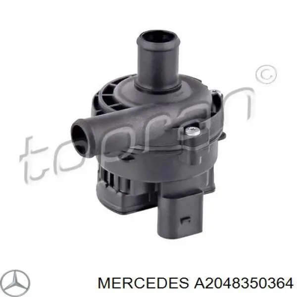 Bomba de agua, adicional eléctrico A2048350364 Mercedes