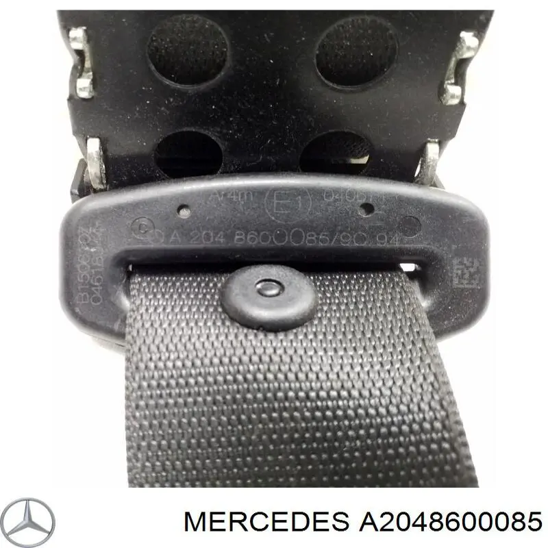 Ремень безопасности задний центральный Mercedes A2048600085
