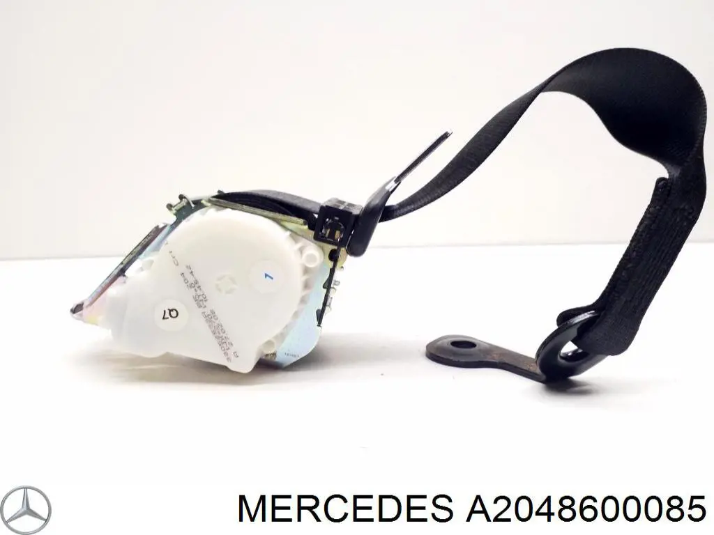 Купить A2048600085 Mercedes Ремень безопасности задний центральный