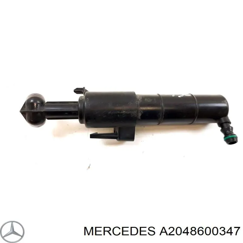 A2048600347 Mercedes injetor de fluido para lavador da luz dianteira esquerda
