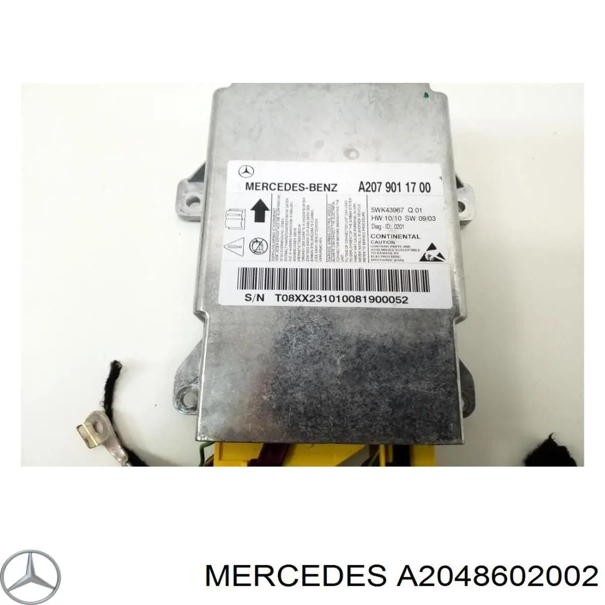 Купить A2048602002 Mercedes Подушка безопасности защиты коленей