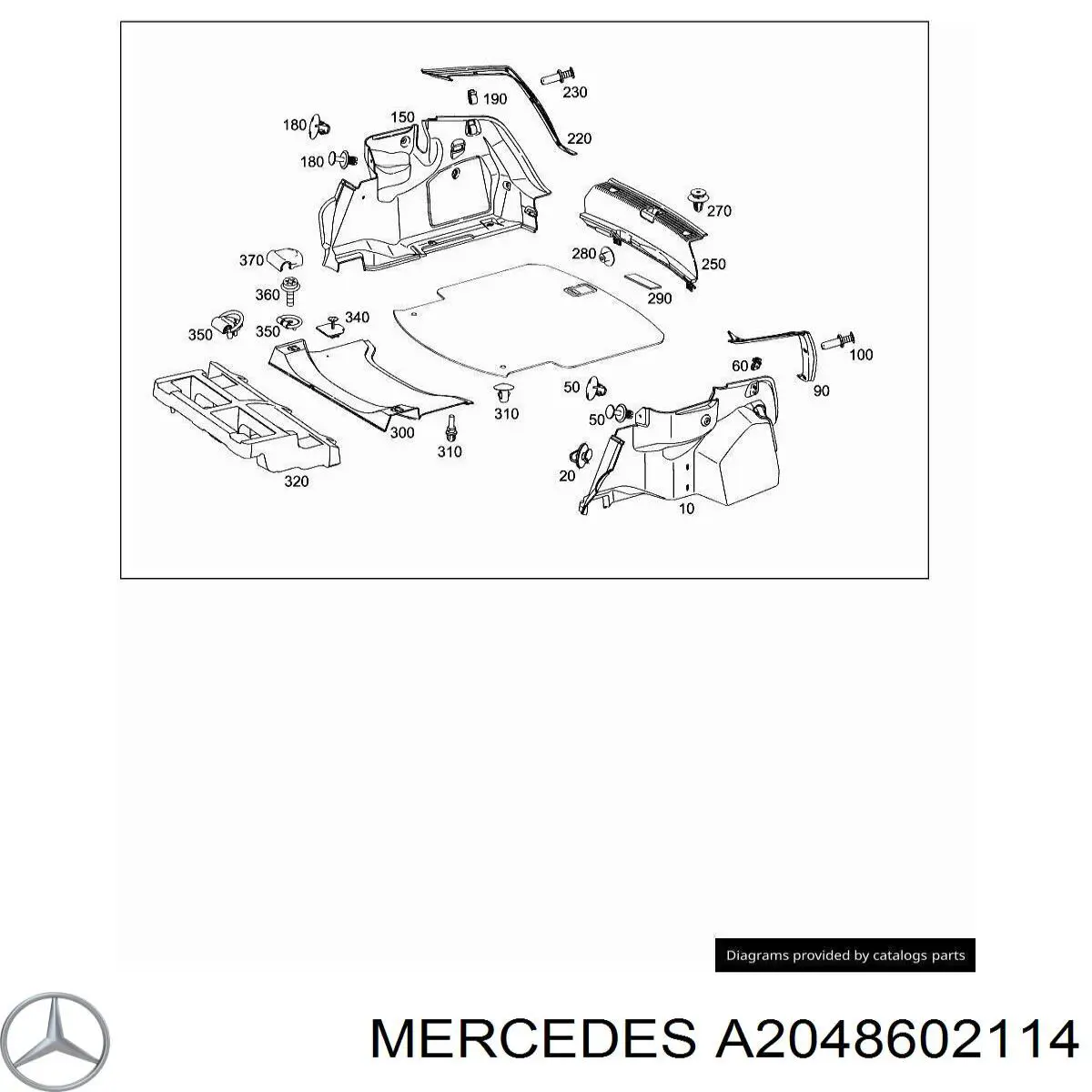 Купить A20486021149051 Mercedes 