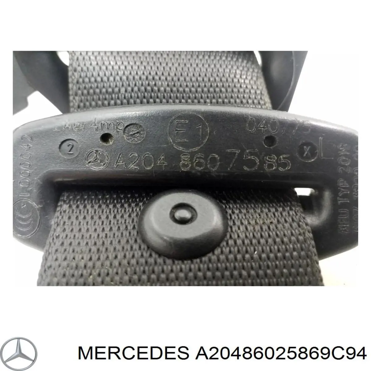Ремень безопасности передний левый Mercedes A20486025869C94 цена, от 54.18 USD