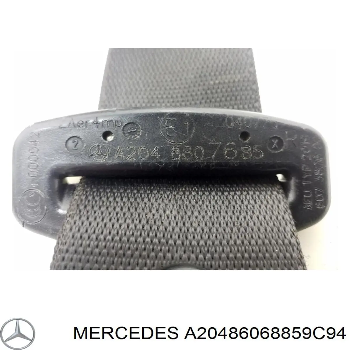 Ремень безопасности передний правый Mercedes A2048606885 цена, от 38.01 USD