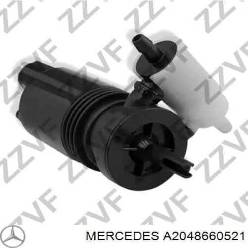 A2048660521 Mercedes насос-мотор омывателя стекла переднего/заднего