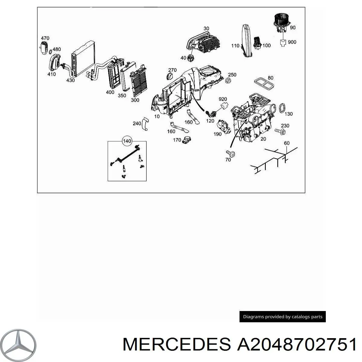 A2048702751 Mercedes 