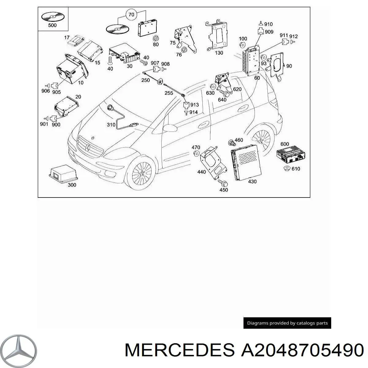 A2048705490 Mercedes 