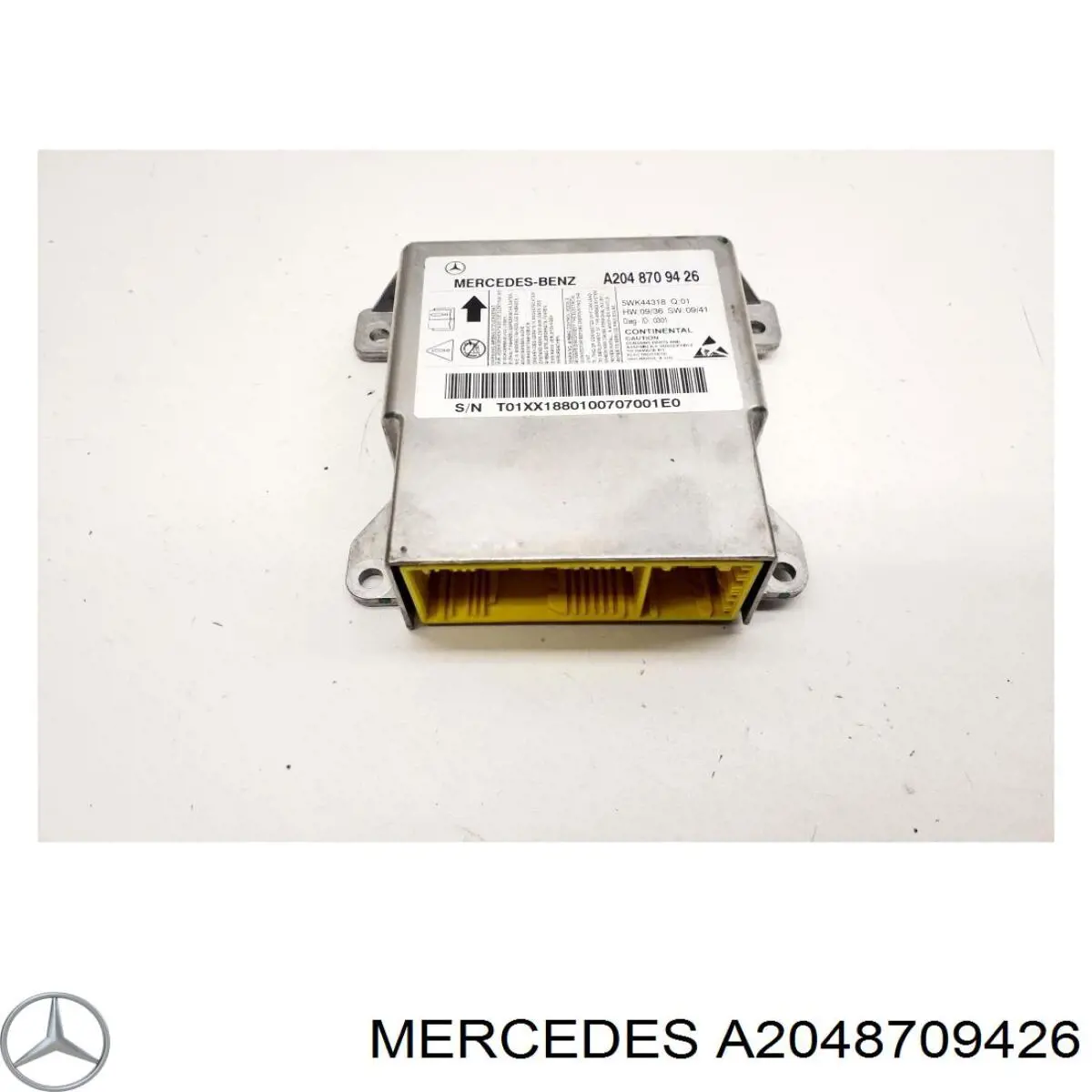 2049012704 Mercedes Модуль-процессор управления подушки безопасности
