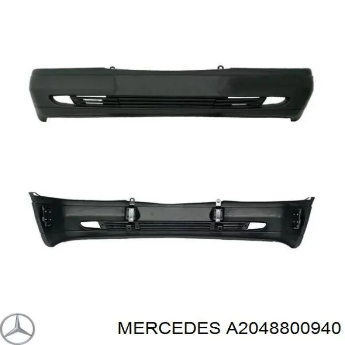 A2048800940 Mercedes передний бампер