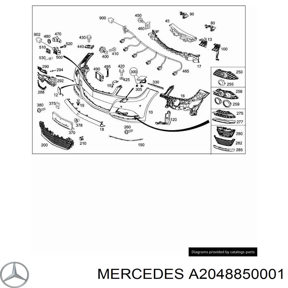 2048850001 Mercedes 