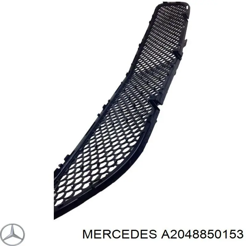 2048850153 Mercedes grelha central do pára-choque dianteiro