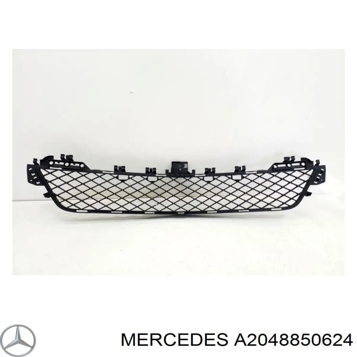 A2048850624 Mercedes grelha central do pára-choque dianteiro