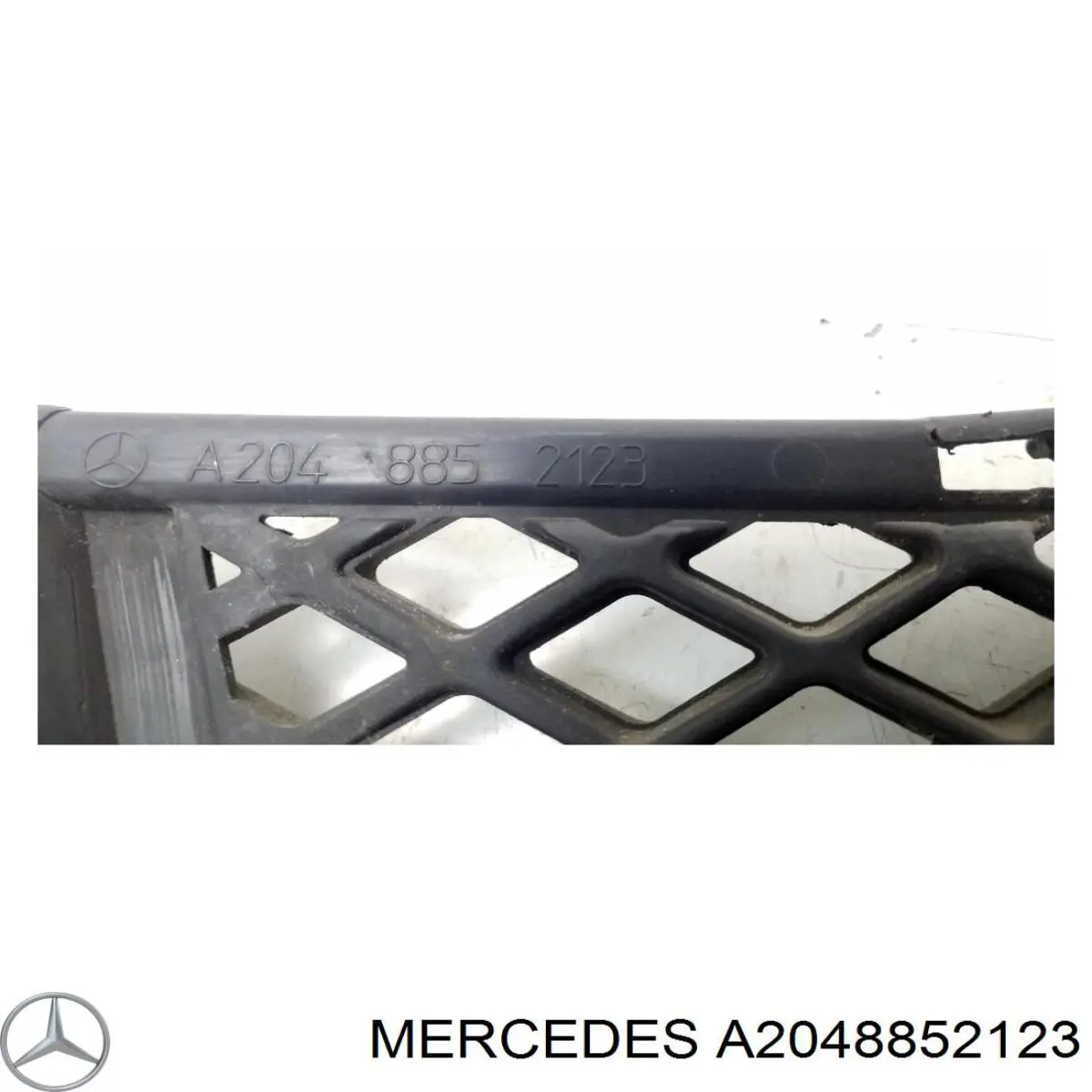 A2048852123 Mercedes grelha central do pára-choque dianteiro