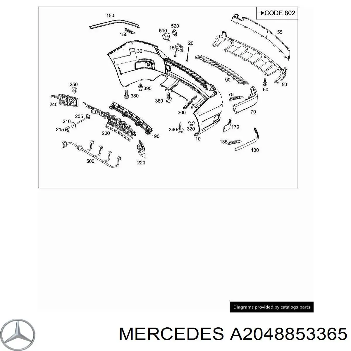 A2048853365 Mercedes 