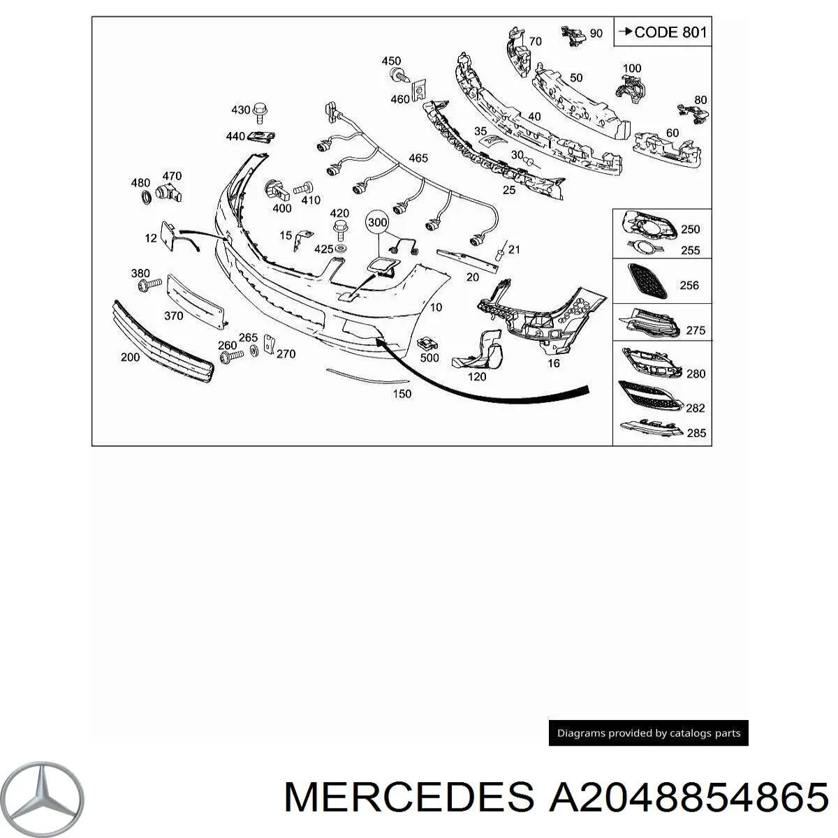 A2048854865 Mercedes 
