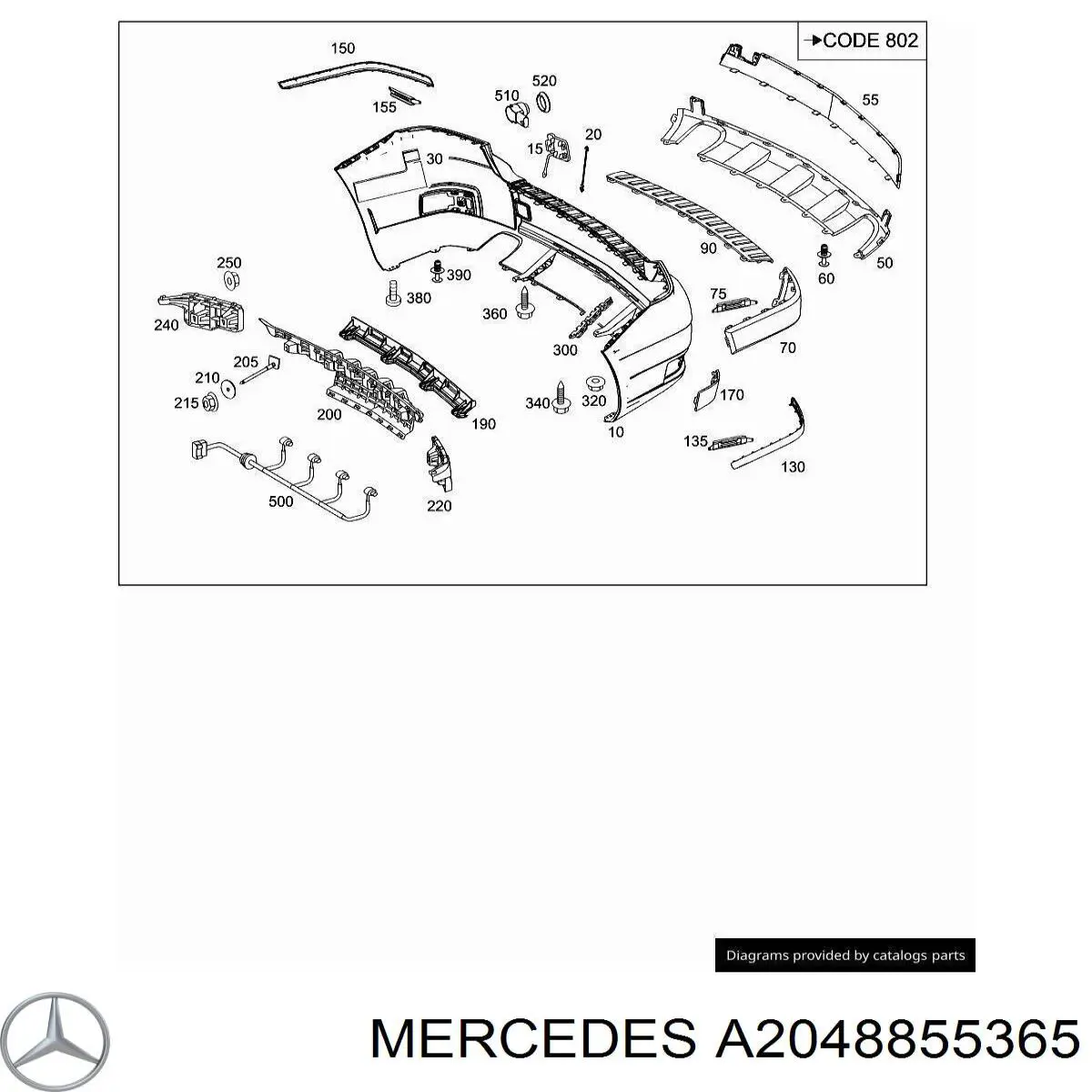 A2048855365 Mercedes 