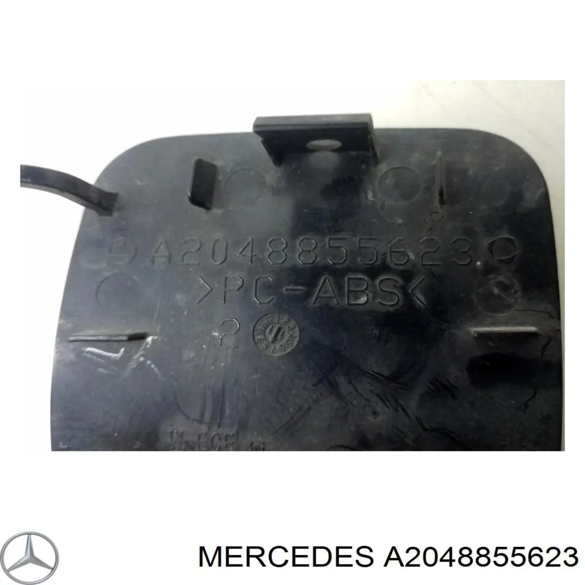 Заглушка бампера буксировочного крюка, задняя Mercedes 2048855623