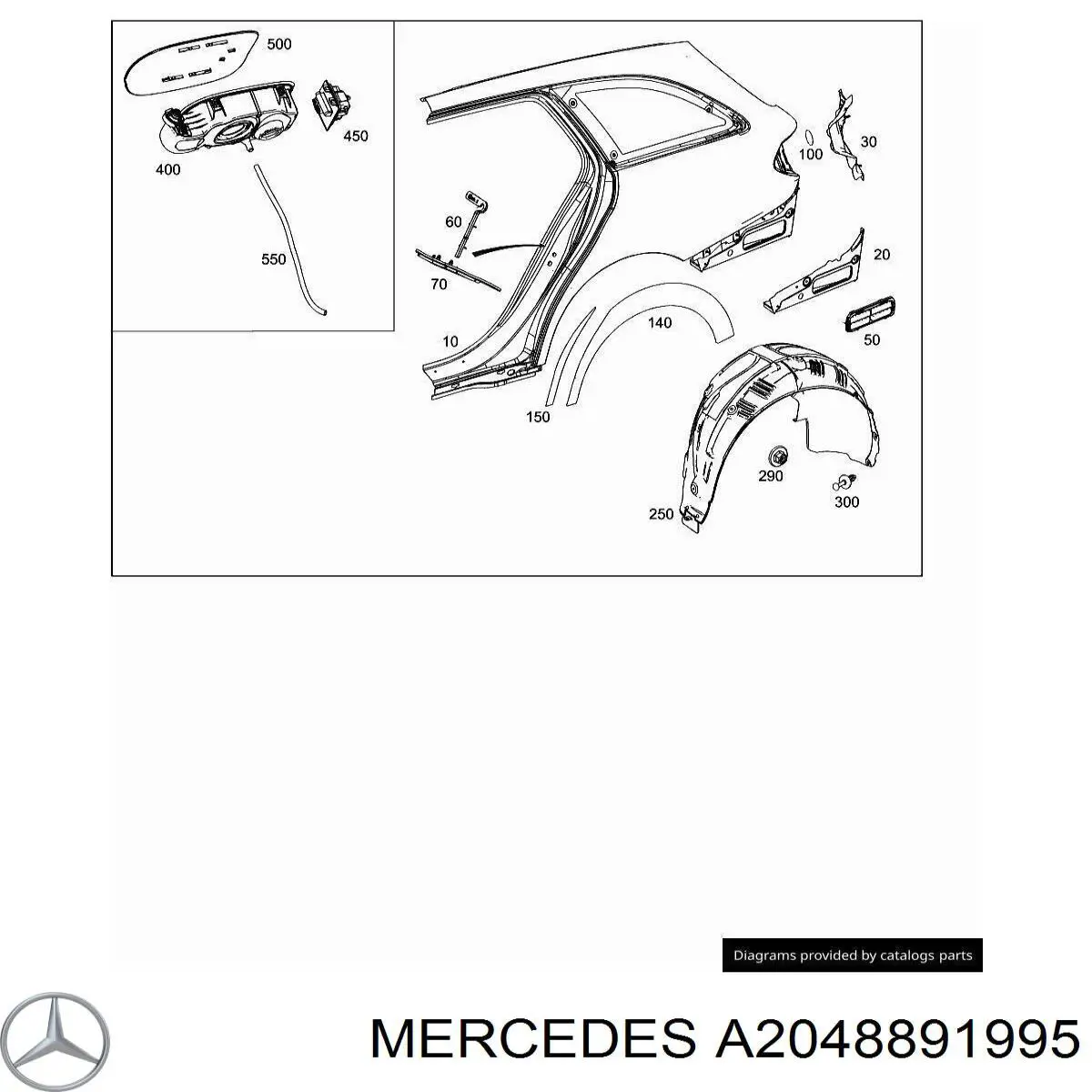  Mercedes A2048891995 цена, от 2.96 USD