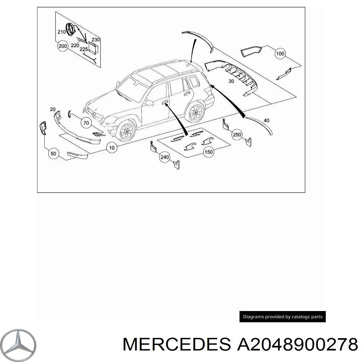  A2048900278 Mercedes