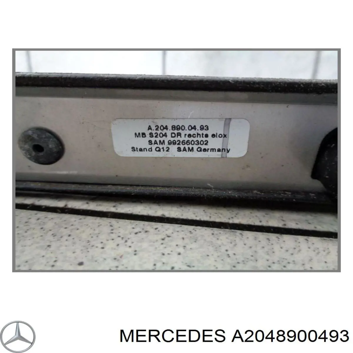 Рейлинг крыши правый Mercedes A2048900493 цена, от 31.67 USD