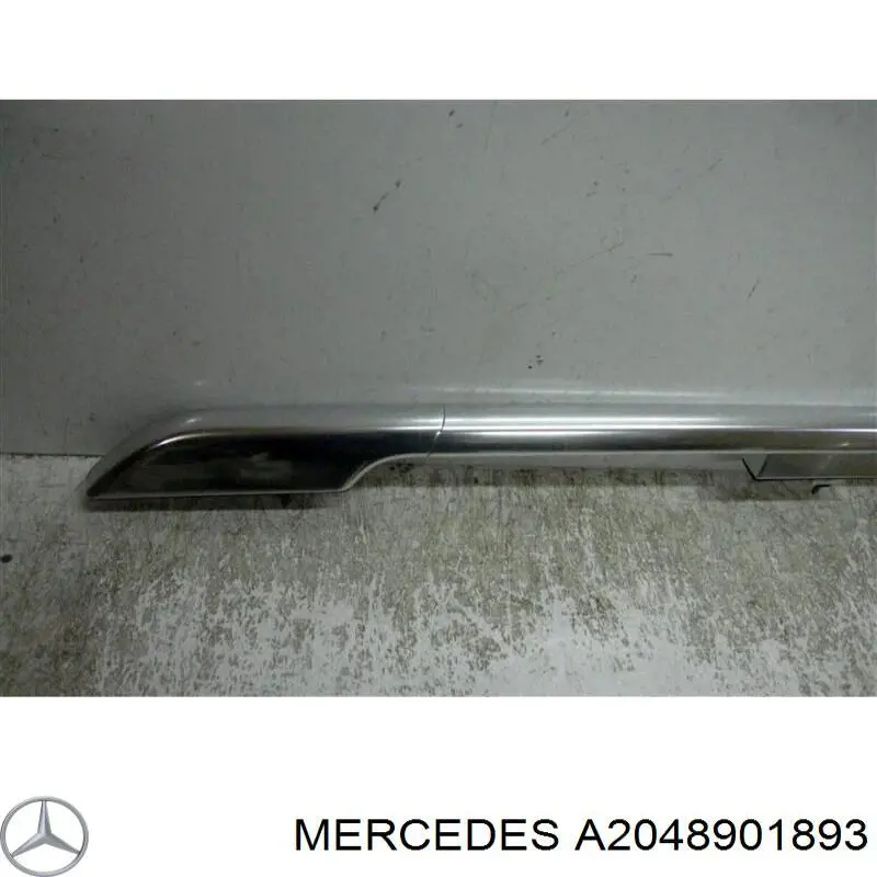 Рейлинг крыши правый Mercedes A2048901893 цена, от 59.60 USD