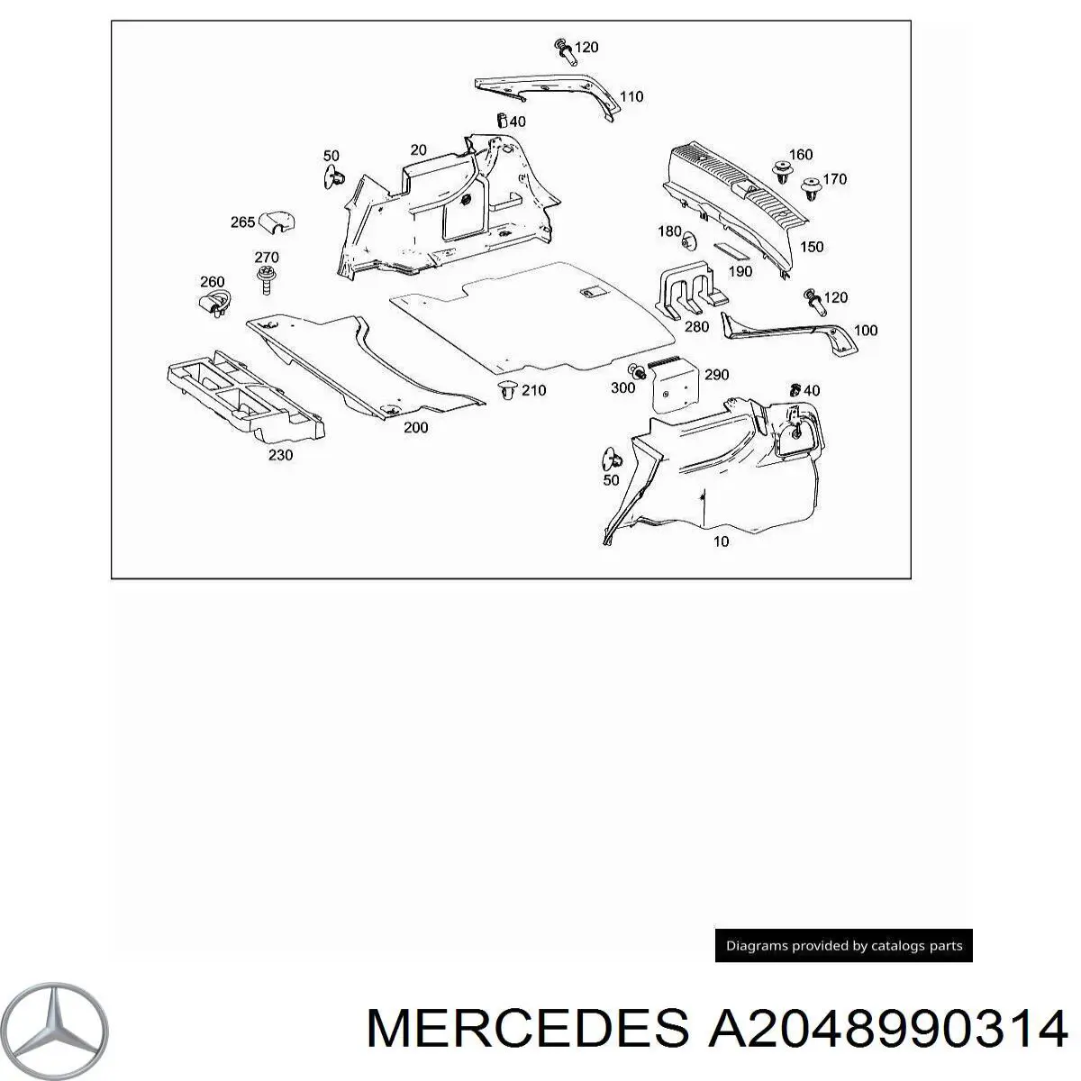 Купить 2048990314 Mercedes 